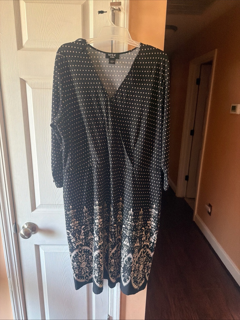 MSK Black Polka Dot size 2X